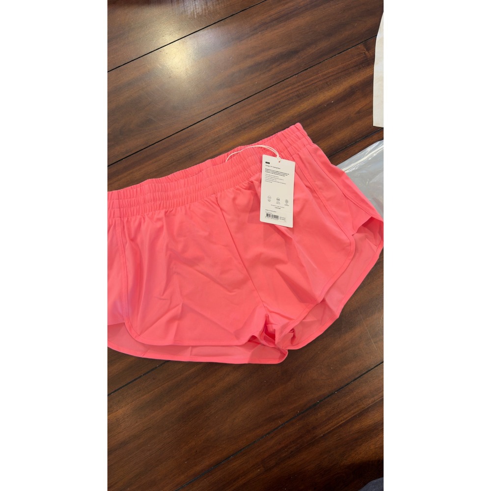 LSKD‎ Energy 1.8 Training Shorts Pink Lemonade Womens Large NEW NWT